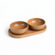 Wooden Bowl Set 2 Pieces